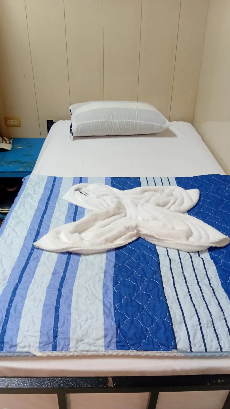 Dormitorio acondicionado en campamento