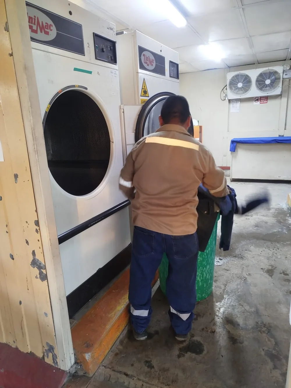 Servicio de lavandería industrial